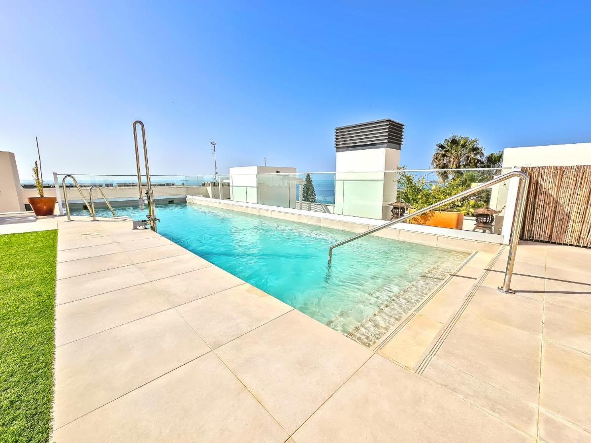 Oceanfront Duplex With A Rooftop Pool And Terrace El Puerto de Santa María Exterior foto