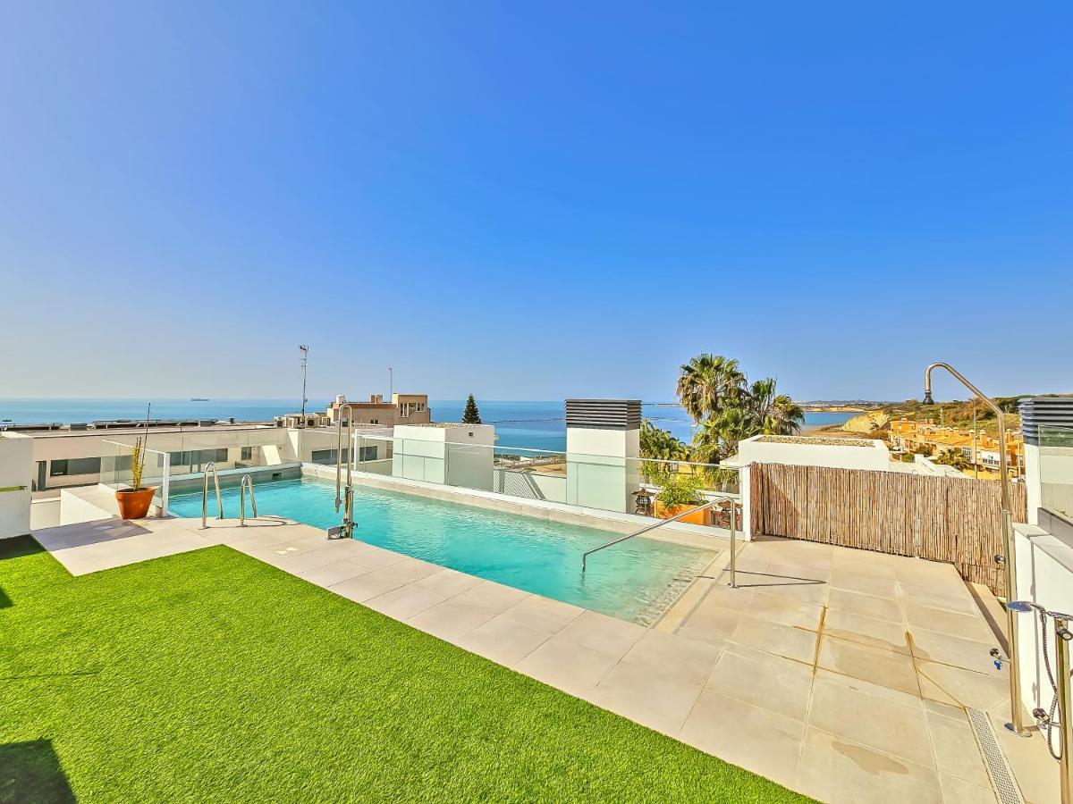 Oceanfront Duplex With A Rooftop Pool And Terrace El Puerto de Santa María Exterior foto